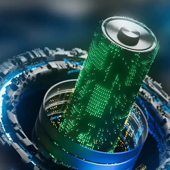 Battery lights green